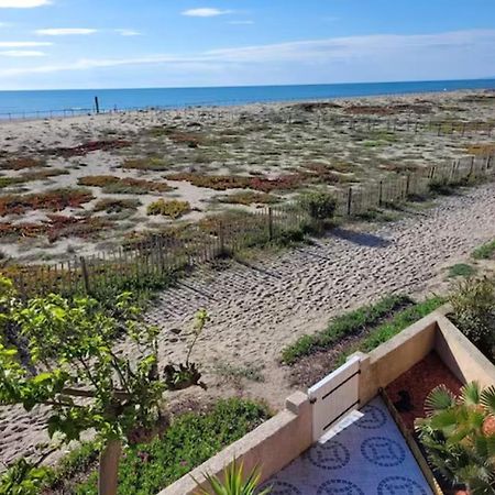 Villa Face A La Mer Sur Le Sable 8 Clim A L'Etage Le Barcarès Eksteriør billede