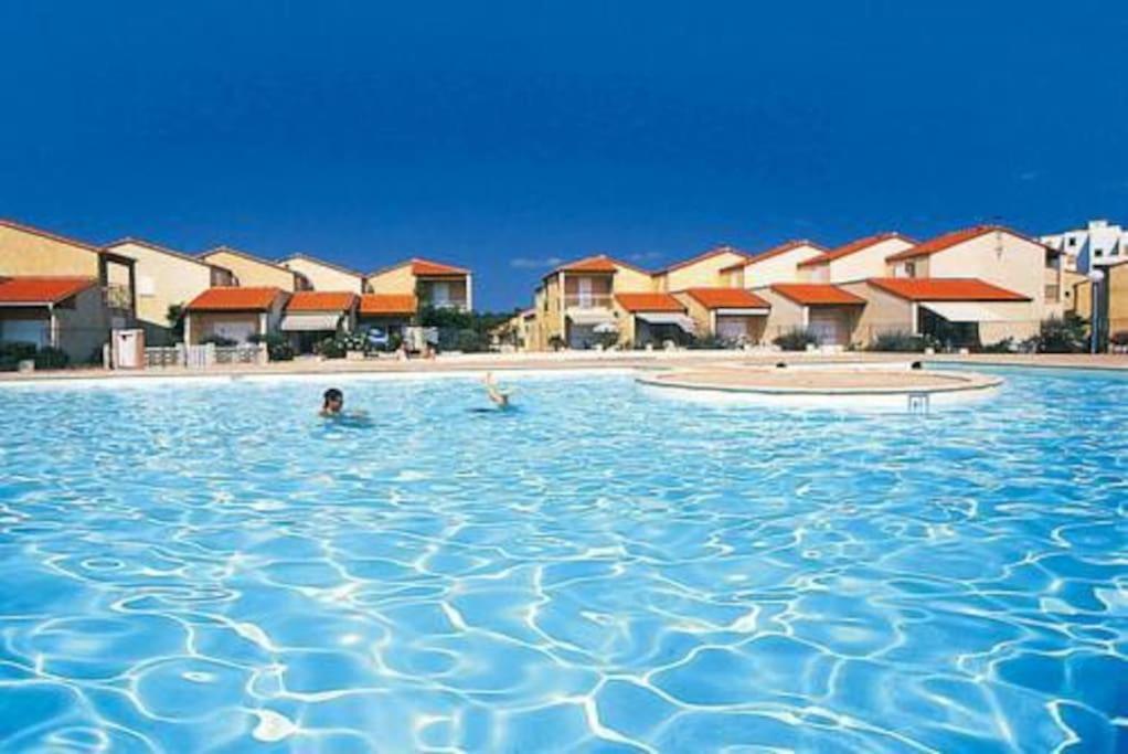 Villa Face A La Mer Sur Le Sable 8 Clim A L'Etage Le Barcarès Eksteriør billede